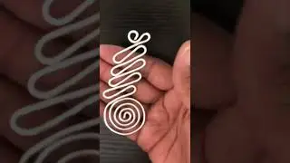 Something different something unique jewelry making idea #Earrings#HowToMakeVideo