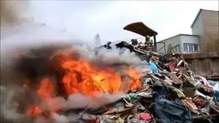 Feuerwehr Garching: Gro&szlig;brand Recyclinghof