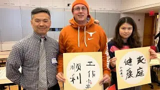 Metropolitan Museum of Art, Calligraphy Workshop 纽约大都会艺术博物馆：书法体验课#nyc #newyork #calligraphy#painting