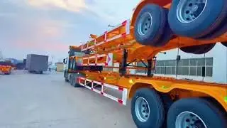 Tongrun Heavy Industry's  Skeleton Semi-trailer was Successfully Delivered to Middle East Clients