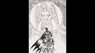 Batgirl - speed drawing inks and markers