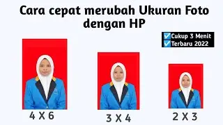 Cara merubah ukuran pas foto pakai aplikasi Pixellab - Ukuran 2x3 3x4 4x6 di HP Android Terbaru 2022