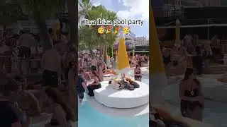 it'sa Ibiza pool party 🥳🎉🎉 🥳 #oceanbeach #ibiza #ireland #spain #party #pool #girls #fun #beer #sun