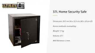 37L Home Security Safe and Ammunition Safe - High-security key locking safe from Ultimate Safe&reg;