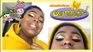 FAIRLY ODD PARENTS INSPIRED MAKEUP LOOK &bull; Mecca Salaam