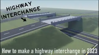 How to make a highway interchange in Roblox Studio