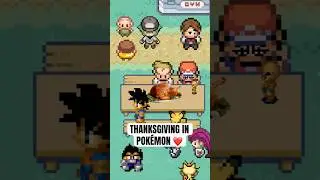 Thanksgiving in Pokemon ❤️ #pokemon #shorts