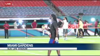 Rishi Barran's Bills/Dolphins Sammy Watkins Live Shot (11-13-14)