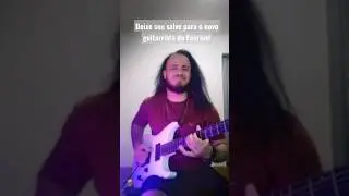 Cristoffer &eacute; o novo guitarrista da Enorion. Deixe seu salve nos coment&aacute;rios! 🤘