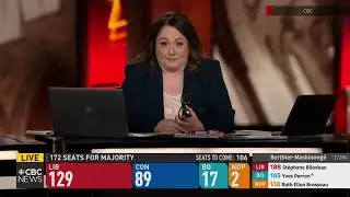 CBC 2025 election coverage call April 28, 2025