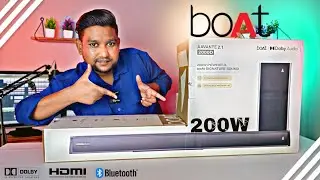 Boat Aavante 2.1 2000D Soundbar | Unboxing Review Sound Test | Dolby Audio | 200W | Best Soundbar 