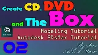 3Ds Max Tutorial - Create CD, DVD, and The Box - Part 2