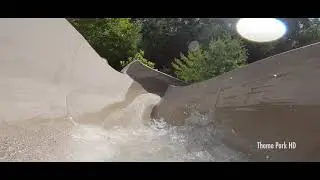 Mountain Twist Brown Slide POV at Dollywood's Splash Country