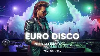 Vintage Retro Dance Night 1980s | High-Energy Euro Disco Mix with Neon Glow ⚡