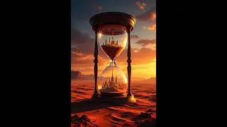 A City in an Hourglass: AI-Generated Timelapse