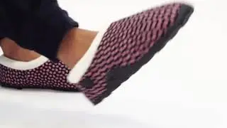 House Of Slippers | Homeys KIM Ladies Touch Fasten Full Slippers Pink/Navy