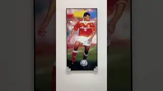 Perfect center Van Basten #Van Basten #Football #Painting #decoration #wallart #usa #europe