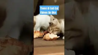 Those Ai Sad Cat Videos Be Like: #ai #memes #meowmeme