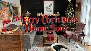 Vintage, Cozy, Thrifted Christmas Home Tour 2024