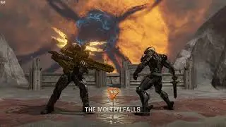 Quake Champions 2022 03 16   DUEL - Molten Falls : vs Bigman455 (Visor vs Death Knight)