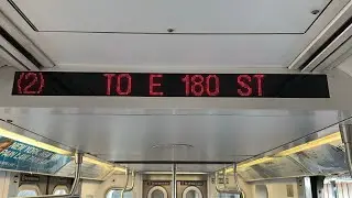 IRT White Plains Road Line: R142 (2) Train Ride from Wakefield-241st Street to East 180th Street