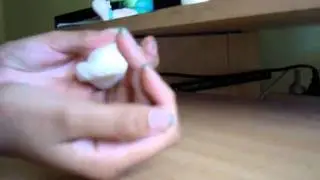 Como forrar esferas con porcelana fria