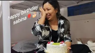 birthday celebration .happy birthday sabina🎂🎂