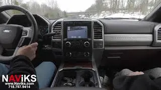2017 Ford F-250 Super Duty with SYNC 3 & Ultimate Trailer Tow Camera System NAViKS In Motion Bypass