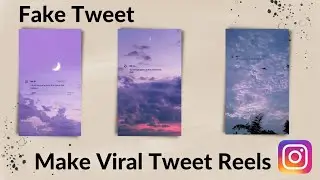 Make Viral Tweet Reels || Viral On Instagram 2021.