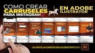 Como hacer carruseles para Instagram en #Ilustrator - TUTORIAL + PLANTILLA