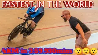New World Record in Cycling | Ashton Lambie | 4K in a time of 3:59mins. 😯