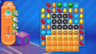 Candy Crush Soda Saga Level 142 Hard Level NO BOOSTERS (Android)
