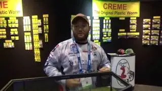 BIG BASS baits Creme Lure Coachwhip and Stubborn Grub iCast2017