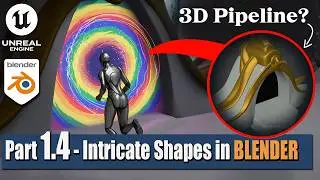 Create a Portal in UE5 | Blender Modelling - Intricate 3D Shapes | Tutorial Series Part 1.4