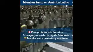 En Ecuador y en Per&uacute; contin&uacute;an las protestas. CIDH reconoce violaciones y retrocesos de derechos ...