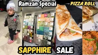 Sapphire Sale 2025 🛍️ | Ramzan Special Chicken cheese  paratha  Roll | Misbah sheikh vlogs 
