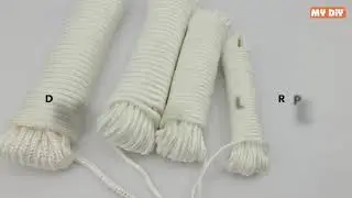 MY DIY - WHITE BRAIDED NYLON POLYESTER ROPE NYLON ROPE TALI PUTIH  TALI SERBAGUNA 白色编织尼龙聚酯绳尼龙绳尼龙通用绳T