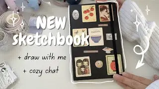 Начинаю новый скетчбук 𐙚⊹♡ боязнь искусства, начинающий художник