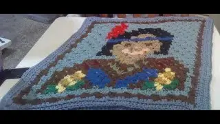 November Calendar Blanket Indian Boy Diamond #2
