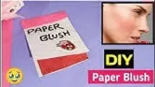 How to make paper Blush at home || Diy paper Blush || homemade paper Blush || paperlush||
