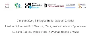 L’emigrazione italiana: un secolo di storie, libri, film e musica - incontri 2024. incontro 4
