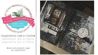 Polski Youtube Hop Edycja 2024 Art Journal-Reniferove