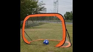 How To Fold 6x4 Soccer Goal, Portable, Pop Up, Practice