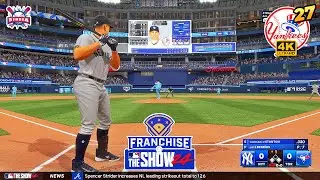 MLB The Show 24 New York Yankees vs Toronto Blue Jays | Giancarlo Stanton | Franchise #27 PS5 4K