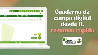 Cuaderno de campo digital desde 0, resumen rápido.