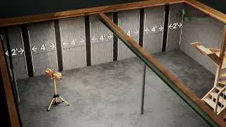 Bowed basement wall repair/reinforcement
