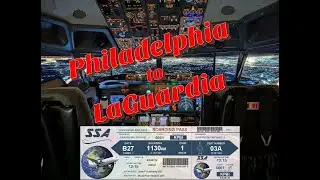 KPHL to KLGA | X-Plane 12 | ZiboMod | Flightdeck Solutions | Home Cockpit | B737 | Say Intentions AI