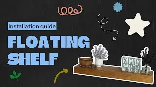 How to install a floating shelf