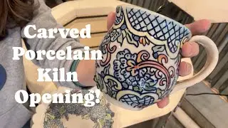 Carved Porcelain Kiln Opening!
