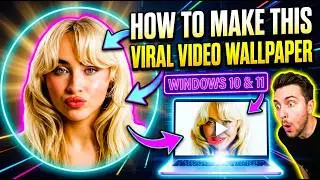 Sabrina Carpenter Kissing Viral Live Wallpaper With video link - Windows 10 & 11